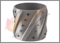 Aluminum Spiral Vane Rigid Centralizer Fixed